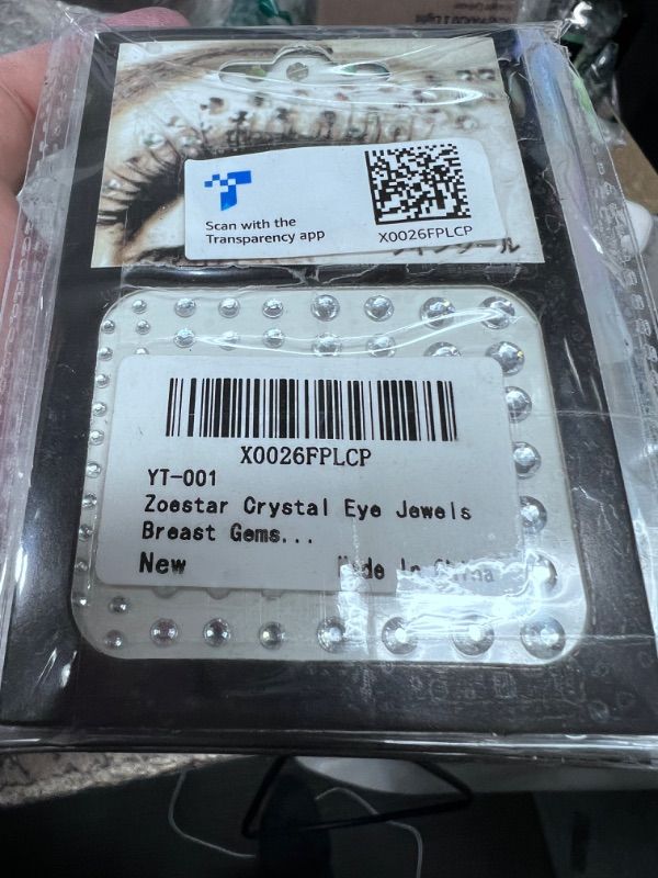 Photo 2 of ***3PACK*** Zoestar Crystal Eye Jewels Breast Gems Festival Rave Stickers for Women (Style 1)