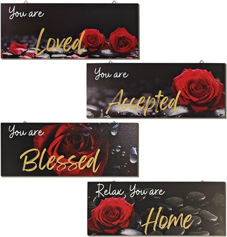 Photo 1 of 4PCS RED ROSES GOLDEN TOU