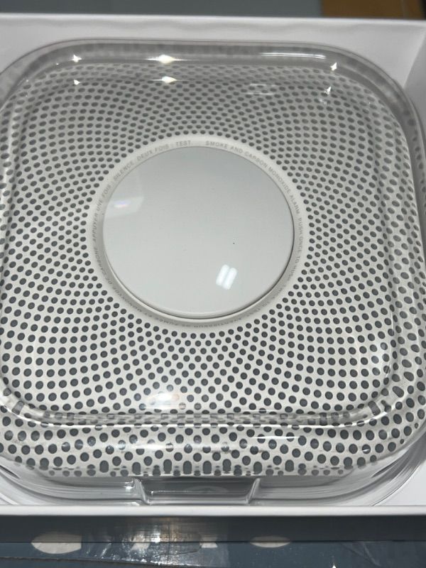 Photo 2 of Google Nest Protect - Smoke Alarm - Smoke Detector and Carbon Monoxide Detector - Wired, White