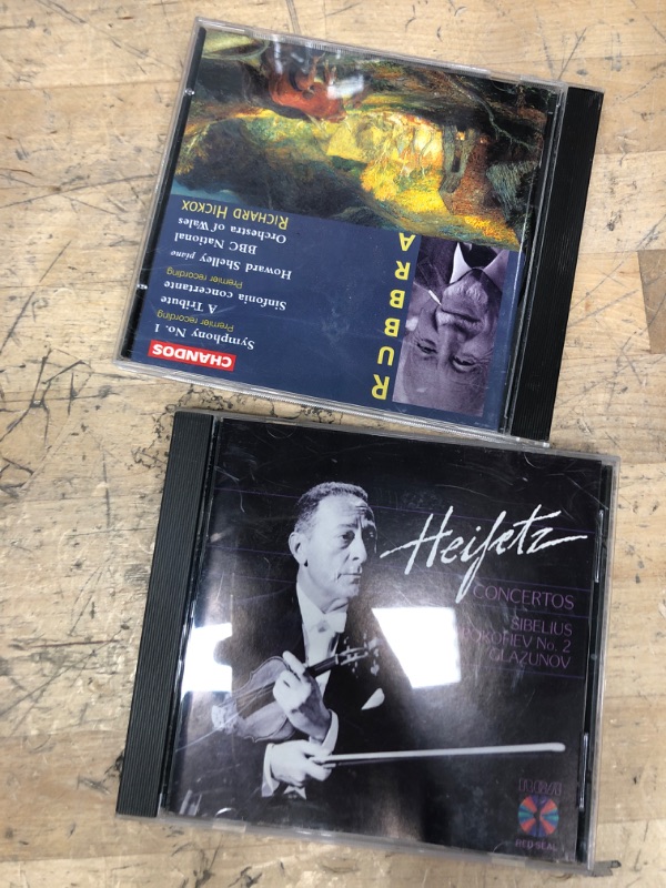 Photo 2 of * 2 albums* Heifetz - Concertos: Sibelius Prokofiev No. 2 Glazunov