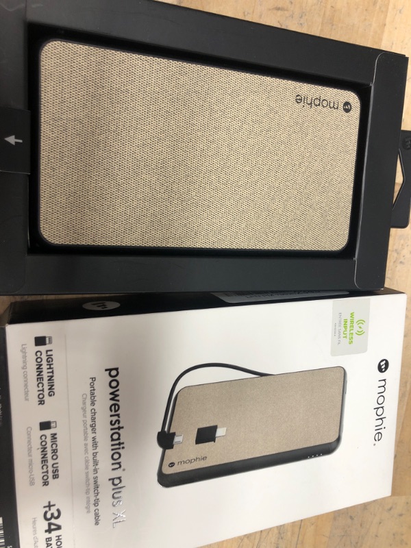 Photo 2 of *new* mophie powerstation plus XL 10,000mAh Portable Charger (Khaki)