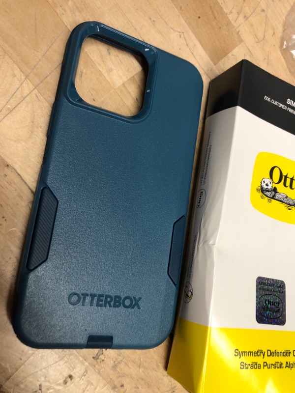 Photo 2 of OtterBox IPhone 14 & IPhone 13 Commuter Series Case - DONT BE BLUE (Blue), Slim & Tough, Pocket-Friendly, with Port Protection
