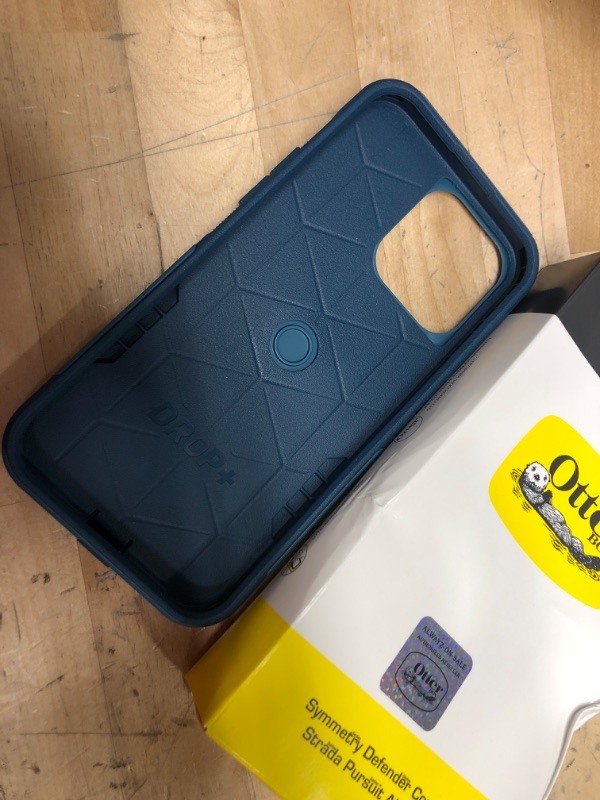 Photo 3 of OtterBox IPhone 14 & IPhone 13 Commuter Series Case - DONT BE BLUE (Blue), Slim & Tough, Pocket-Friendly, with Port Protection
