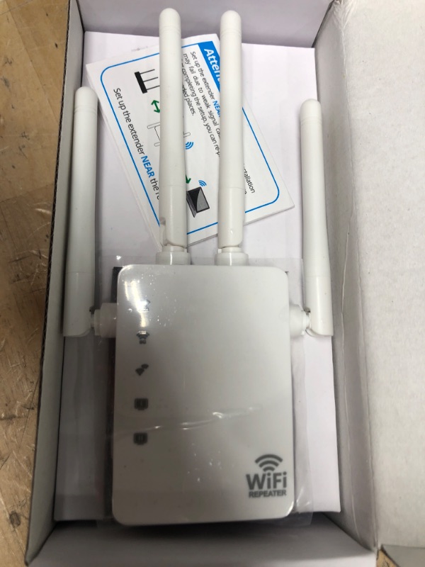 Photo 2 of 2023 WiFi Extender?5G Dual Band 1200Mbps Fastest WiFi Long Range Extenders Booster Covers Up to 8500 Sq.Ft and 40 Devices Wireless Internet Repeater and Signal Amplifier for Home Easy Setup
