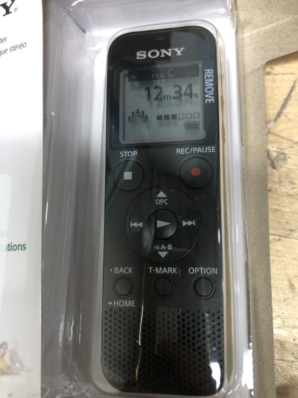 Photo 2 of Sony ICD-PX470 Stereo Digital Voice Recorder with Built-in USB Voice Recorder and 16GB Class 10 Micro SDHC Card Bundle (2 Items)
