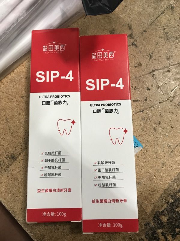 Photo 2 of 2 PCS Yayashi-S Sp-4 Toothpaste,Toothpaste Fresh Breath Toothpaste, Removing Stain Toothpaste for Teeth Color Correcting