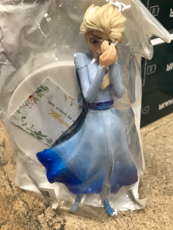 Photo 1 of 7.5  in Frozen Elsa Figurine  Cake Topper