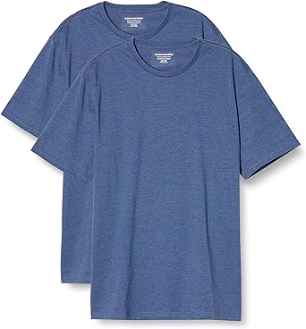 Photo 1 of Amazon Essentials Men's Regular-Fit Short-Sleeve Crewneck T-Shirt, Pack of 2 XL