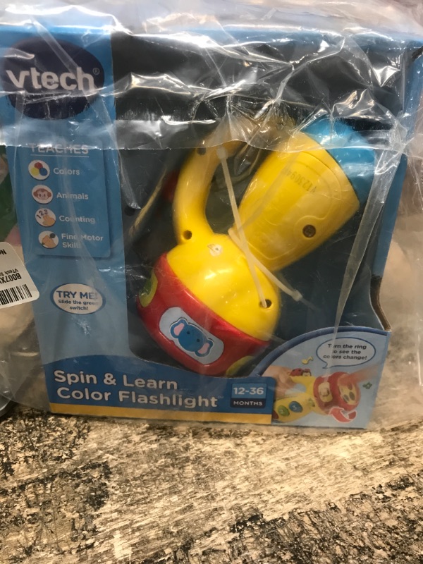 Photo 2 of VTech Spin and Learn Color Flashlight, Yellow Yellow Flashlight