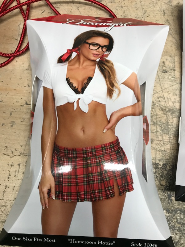 Photo 1 of Dreamgirl sexy tie front crop top School girl Costume 