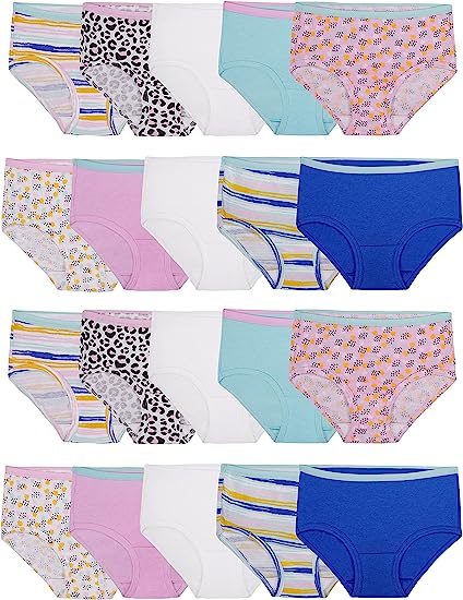 Photo 1 of Fruit of the Loom Girls' Tag Free Cotton Brief Underwear Multipacks, SIZE 4 