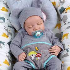 Photo 1 of 20" Realistic Reborn Baby Dolls Full Body Vinyl Silicone Boy Dolls Kids