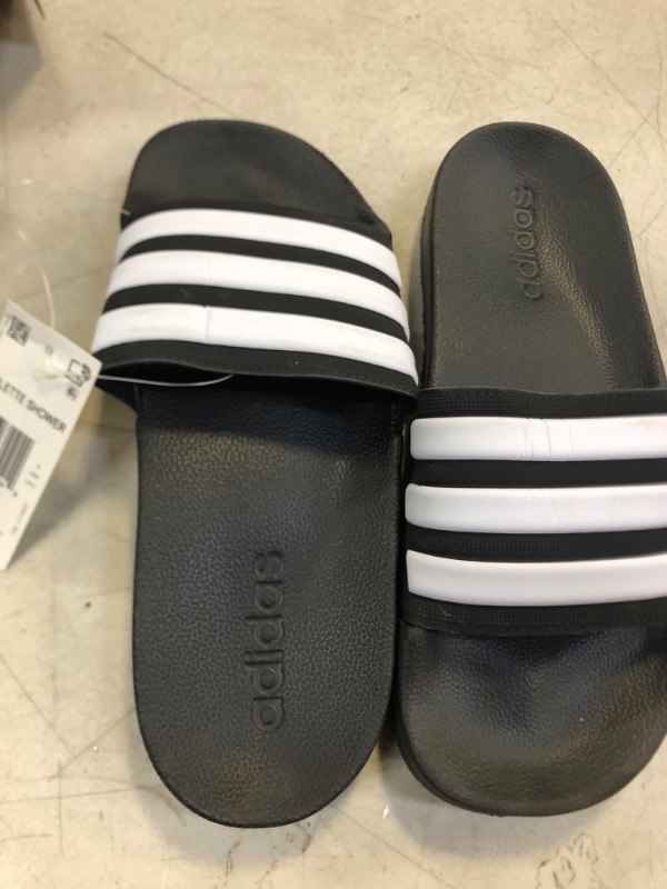 Photo 2 of Adidas Black Adilette Shower Slides  size 6