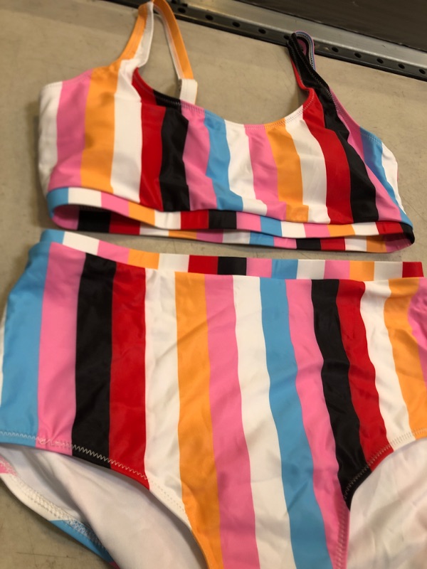 Photo 2 of 2 PC BATHING SUIT MULTICOLOR SIZE SMALL