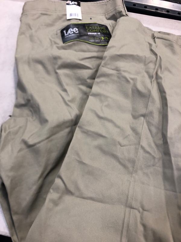 Photo 2 of LEE Men's Big & Tall Performance Series Extreme Comfort Pant 46W x 32L Pebble