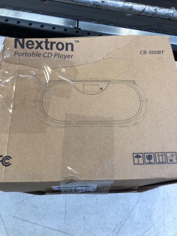 Photo 3 of Nextron Portable Bluetooth CD Player Boombox with AM/FM Radio Stereo Sound System