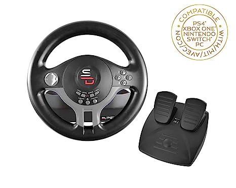 Photo 1 of Superdrive - racing Driving Wheel with pedals and gearshift paddles for nintendo Switch - Ps4 - Xbox One - PC - Ps3