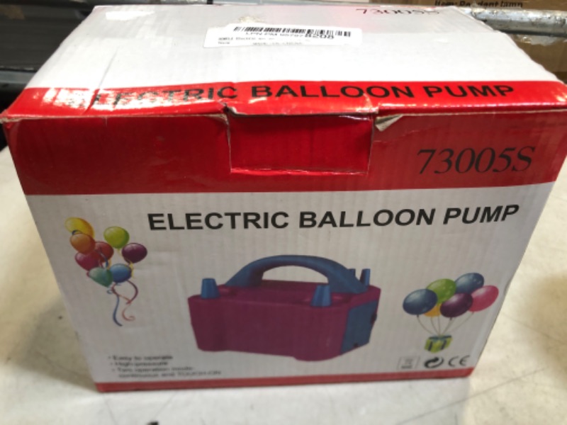 Photo 3 of Electric air balloon pump 73005, multi color, sky touch

