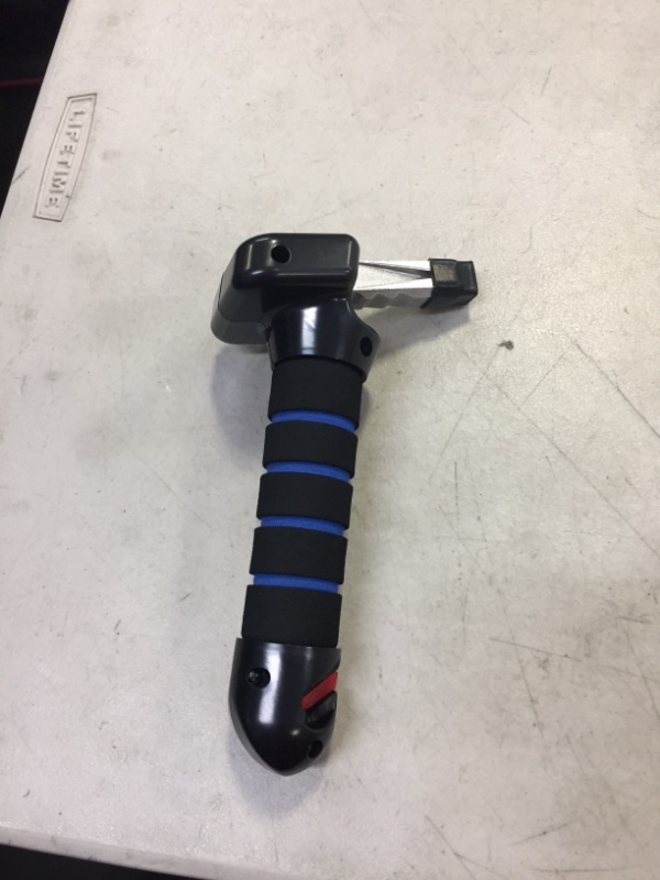 Photo 2 of  Car Handle Assist, & Safety Hammer For Window Breaker, And Seatbelt Cutter - For The Elderly And Injured And Emergency Escape Tools - Original