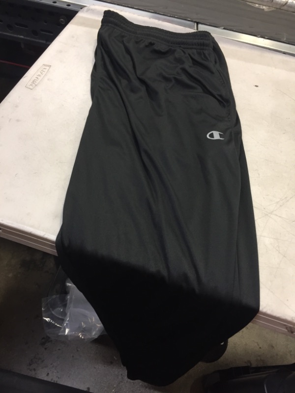 Photo 2 of Champion Big and Tall Open Bottom Track Pants – Lightweight Powertrain Track Pants for Men. SIZE 2XLT