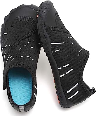 Photo 1 of  Kids Boys & Girls Water Shoes Sports Aqua Athletic Sneakers Lightweight Sport Fast Dry Shoes, SIZE 4