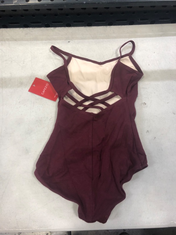 Photo 3 of Capezio Girls' Classics V-Neck Camisole Leotard S - SMALL