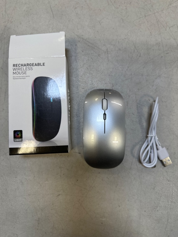 Photo 2 of Rechargeable Bluetooth Wireless Mouse for Laptop iPad Pro iPad Air MacBook Pro MacBook Air MacBook Chromebook Win8/10