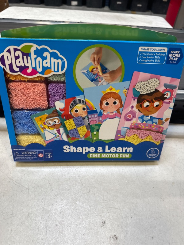 Photo 2 of Educational Insights Playfoam Shape & Learn Character Cards, Build Vocabulary & Fine Motor Skills with a Sensory Toy, Ages 3+