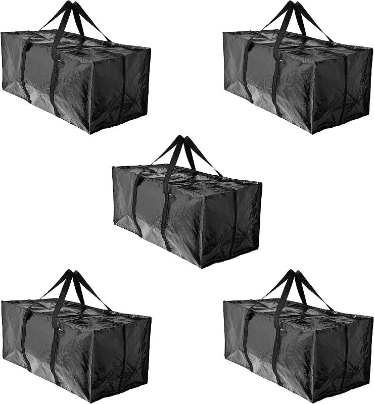 Photo 1 of BAG-THAT! 5 Moving Bags Heavy Duty Extra Large Stronger Handles Wrap Storage Bags Totes for Storage Packing Bags Moving Supplies Storage Boxes Storage totes Moving Boxes Packing Supplies Packing Box