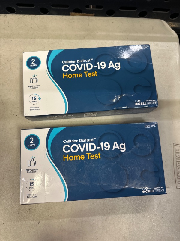 Photo 2 of 2 Pack Celltrion DiaTrust COVID-19 Ag Rapid Test, - FDA EUA Authorized Multiple Target OTC Test, Result in 15 Minutes Without Sending to a Lab