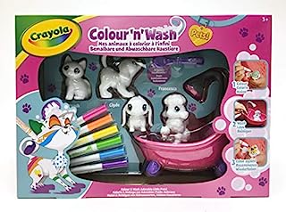 Photo 1 of Crayola 74-7249-F-0031 Colour'N'Wash My Little Animals to Colour in Infinity Large Box for Cats / Dogs / Rabbits Washable with Water 