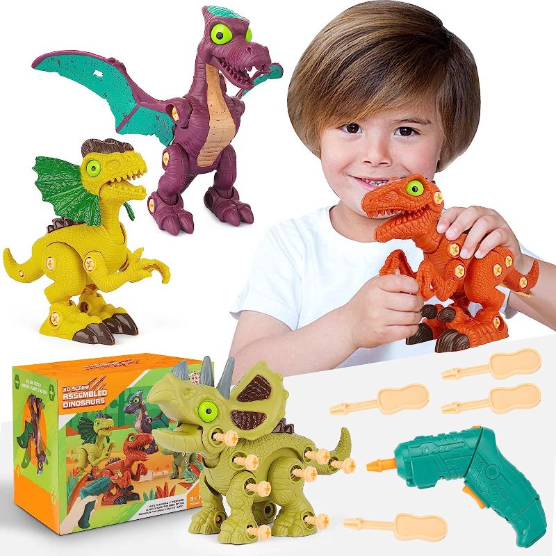 Photo 1 of Lefree Take Apart Dinosaur Toys for Kids 3-5 5-7 8-12, 4PCs Kids Dinosaur Toys with Elcctric Drill, STEM Construction Building Toys, Dinosaur Learning Educational Sets for Christmas Birthday Gift
Visit the Lefree Store