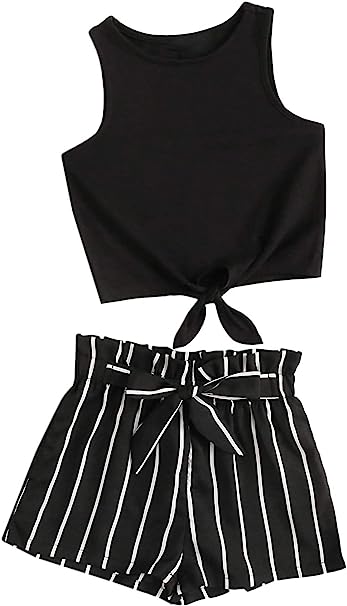 Photo 1 of GIRLS TWO PIECE SHORT OUTFIT ,  SIZE M 