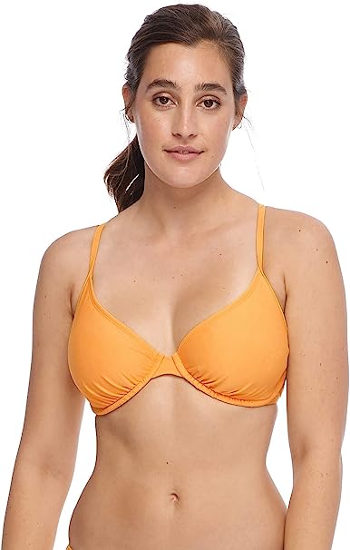 Photo 1 of Body Glove Women's Standard Smoothies Solo Solid Underwire D, Dd, E, F Cup Bikini Top Swimsuit.,SIZE D 