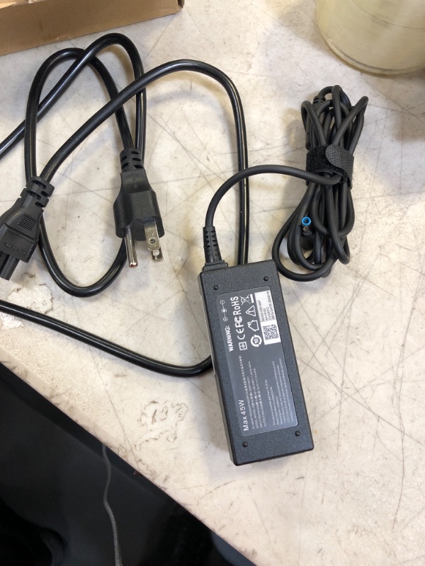 Photo 2 of 45W 19.5V 2.31A AC Adapter Replacement HP Laptop Charger Compatible for HP Pavilion 11 13 15;HP elitebook Folio 1040 g1;hp touchsmart 11 13 15;HP Stream 13 11 14