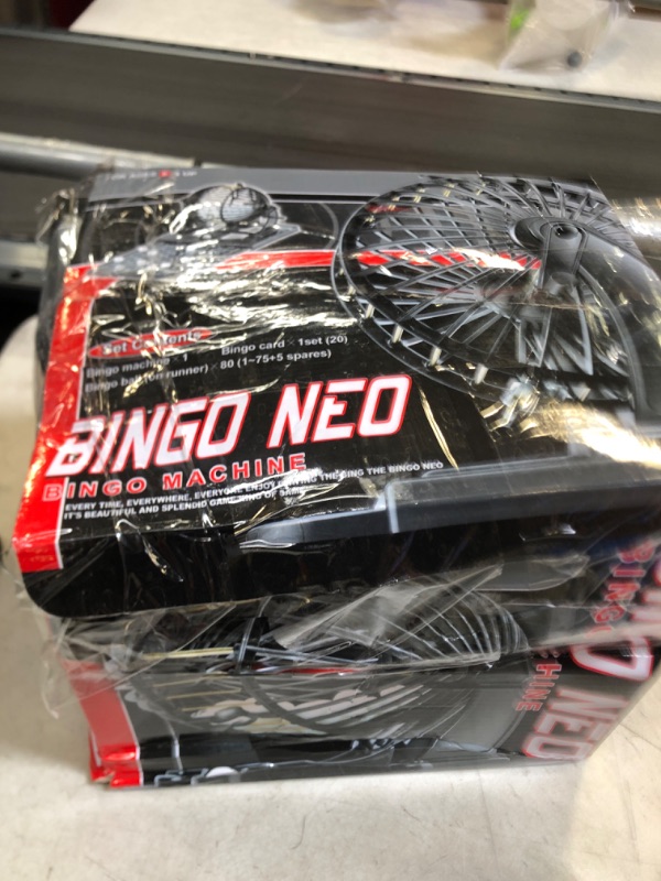 Photo 3 of  Bingo Machine Cage Game Set | with Bingo Balls | Classic Cage | Bingo Tray