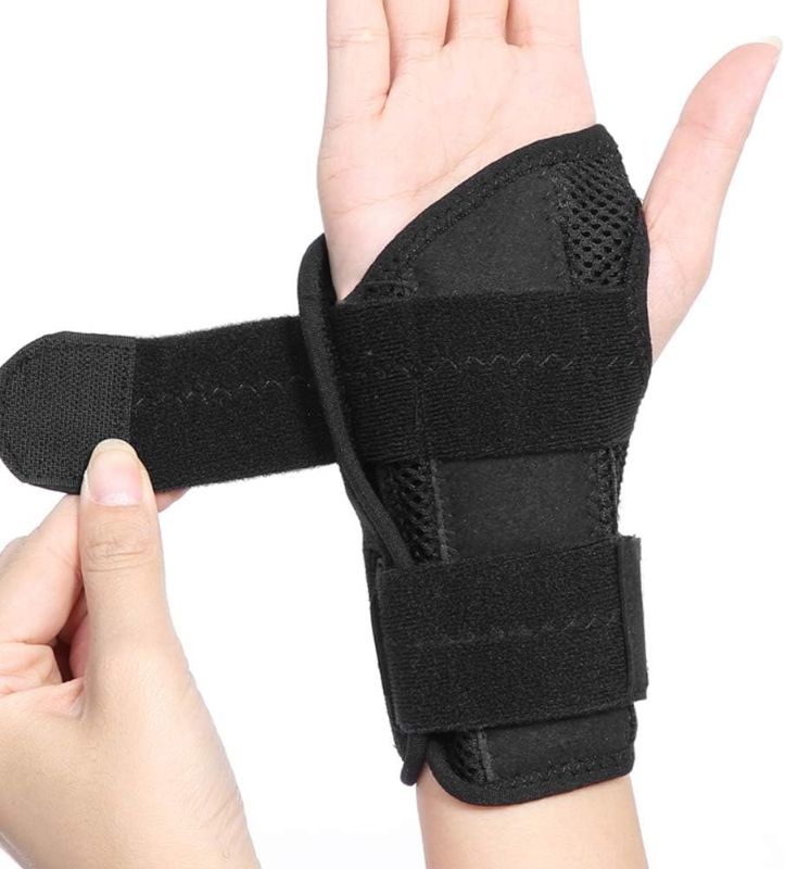 Photo 1 of Adjustable Breathable Sports Wristbands Hand Holder Ideal for Pain Relief Carpal Tunnel Syndrome, Wrist Pain, Sprains, Left, Right