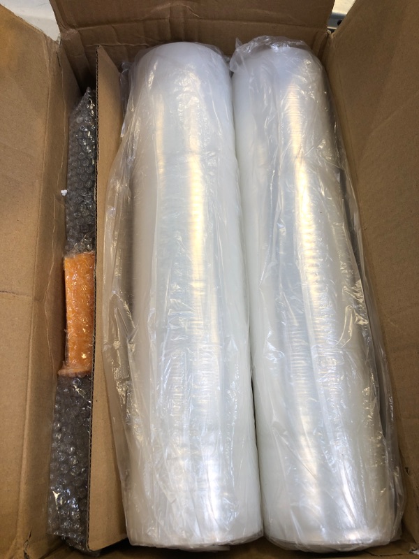 Photo 2 of Stretch Film, HERKKA Stretch Wrap with Handles Industrial Strength, Moving Wrapping Plastic Roll, Shrink Wrap for Pallet Wrap, 15" x 1000 Feet, 2 Pack, 60 Gauge