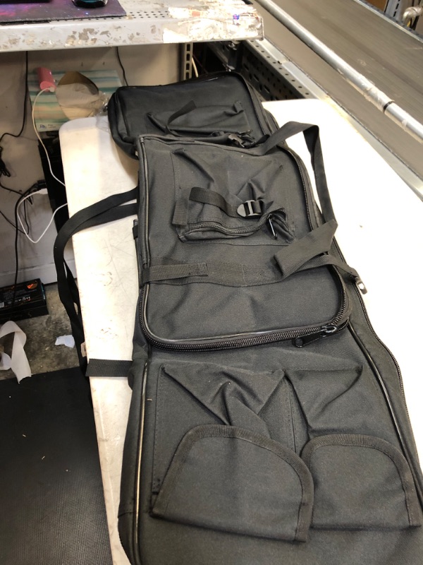 Photo 2 of  Double Rifle Case, Gun Case, Padded Rifle Storage Backpack Integrated Pistol and Magazine Storage 