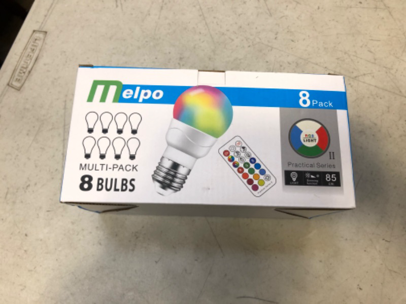 Photo 1 of 8 pack multicolor bulbs