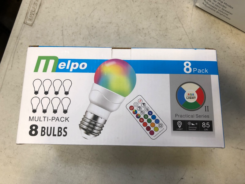 Photo 1 of multicolor bulbs