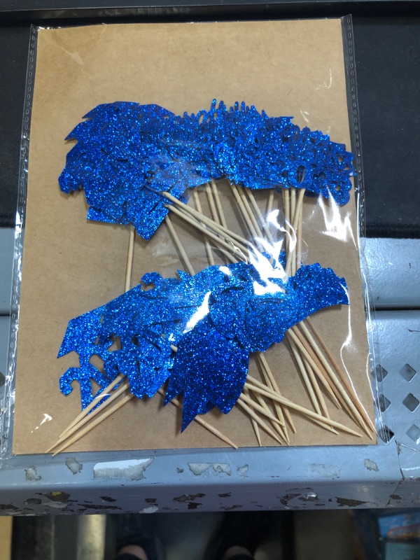 Photo 1 of 36 PCS Blue Glitter Graduation Cupcake Toppers 2023 - NO DIY - 2023 Graduation Decorations, Class of 2023 Congrats Grad Cap Diploma Cupcake Picks for 2023 Graduation Party Cake Decorations Supplies