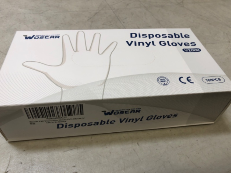 Photo 1 of 1pk. 100pcs. disposable vinyl gloves