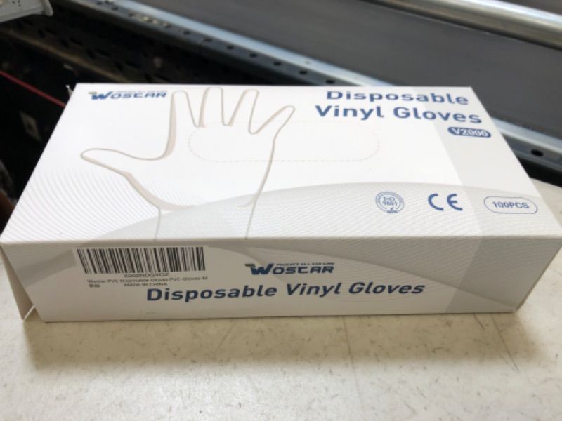 Photo 1 of 100pcs. disposable vinyl gloves