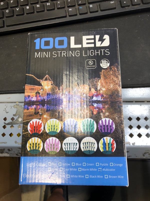 Photo 1 of 100 led mini string lights