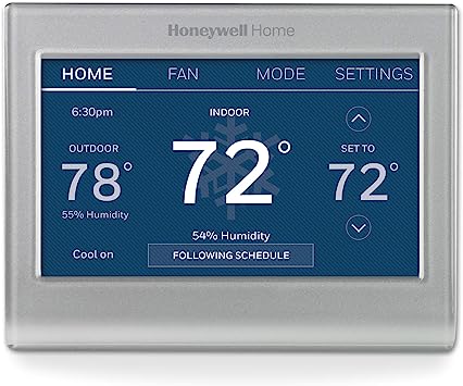 Photo 1 of Honeywell Home RTH9585WF1004 - Termostato de color inteligente Wi-Fi, 7 días programables, pantalla táctil, certificado Energy Star, compatible con Alexa