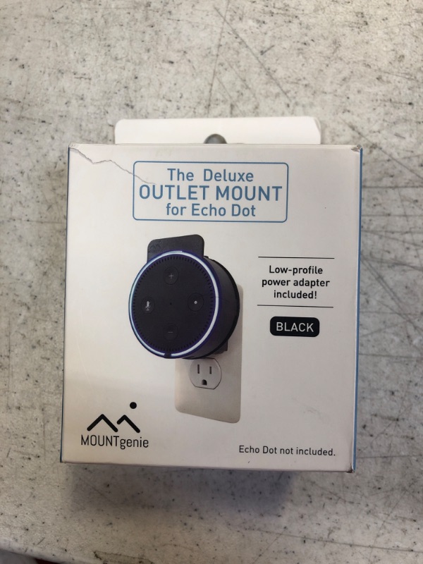 Photo 3 of Mount Genie Deluxe Outlet Mount For Echo Dot 2 Outlet Mount