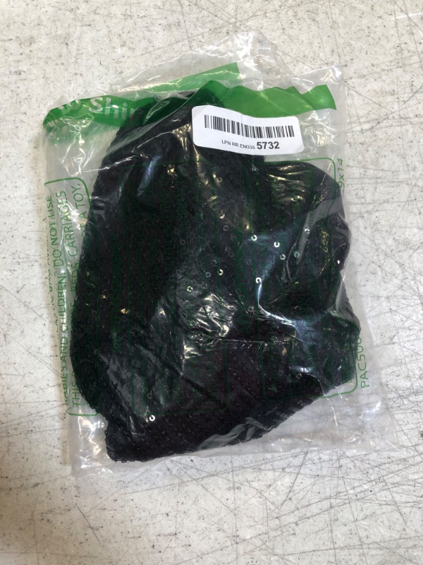Photo 1 of Black Sequin Shorts Large 
