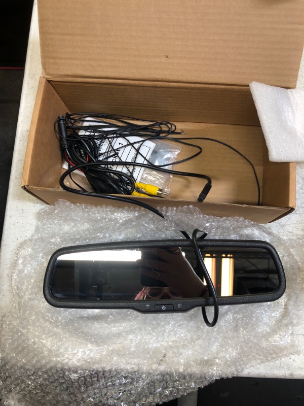 Photo 2 of Besond auto dimming Rearview Mirror+Compass+Temperature Display,fit Ford Toyota Nissan Hyundai Chevrolet GM Honda