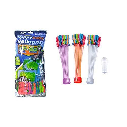 Photo 1 of 111 Multicolor Water Balloons - Fill Each Set in Just 60 Seconds! (PACK OF 2) 
